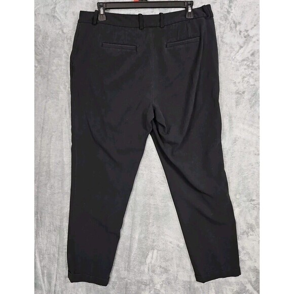 Ellen Tracy  Pants Womens Size 10 Black cuffed inseam 27in - Picture 6 of 10